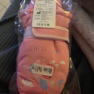 Pink Pilot Baby Mittens free with any purchase from my closet just add to bundle